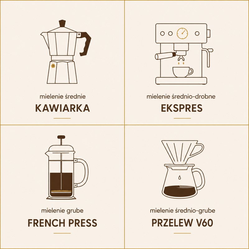 Przewodnik parzenia: kawiarka, ekspres, French press, przelew V60